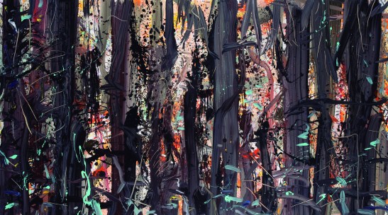 TAPAHorizontal120. Acri╠ülico sobre papel. 105 x19m 240